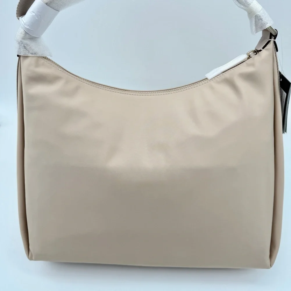 Kate Spade Carter Nylon Large Convertible Crossbody Warm Beige